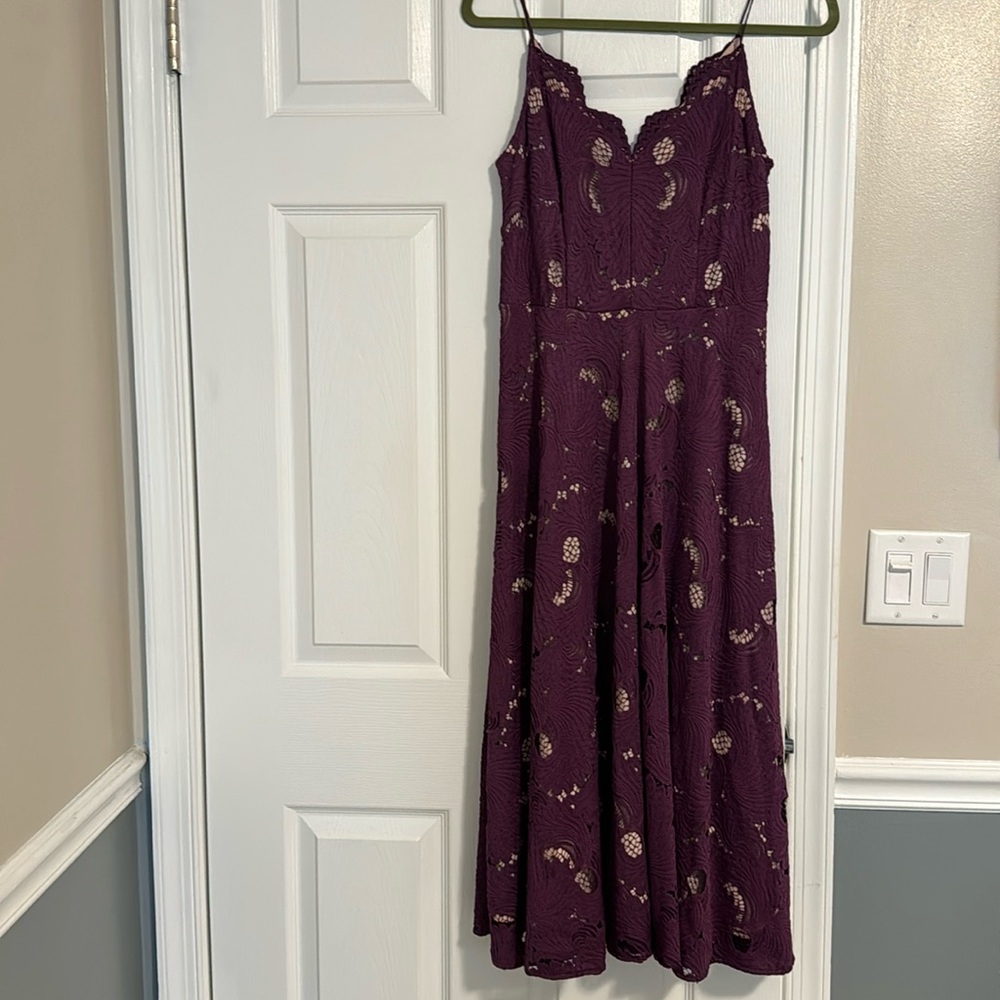 Lace maxi dress